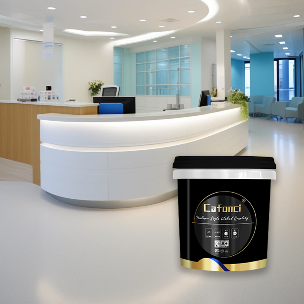 Waterproof Environmentally Friendly Epoxy Sand Floor Paint for Workshops Offices Interior Coating