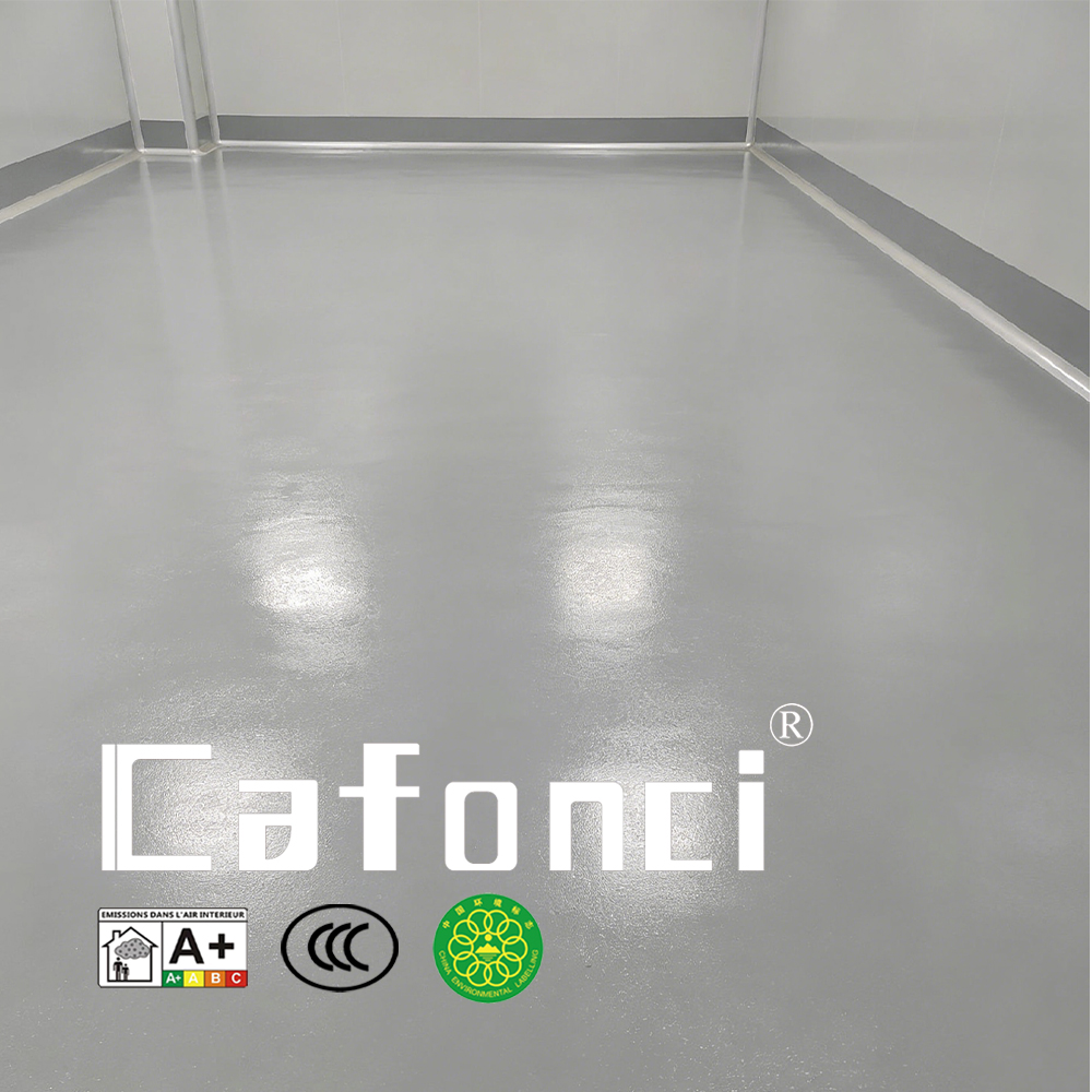 cafonci  Weather-Resist Semi-Matte Epoxy Colored Sand Floor Paint for Commercial Spaces