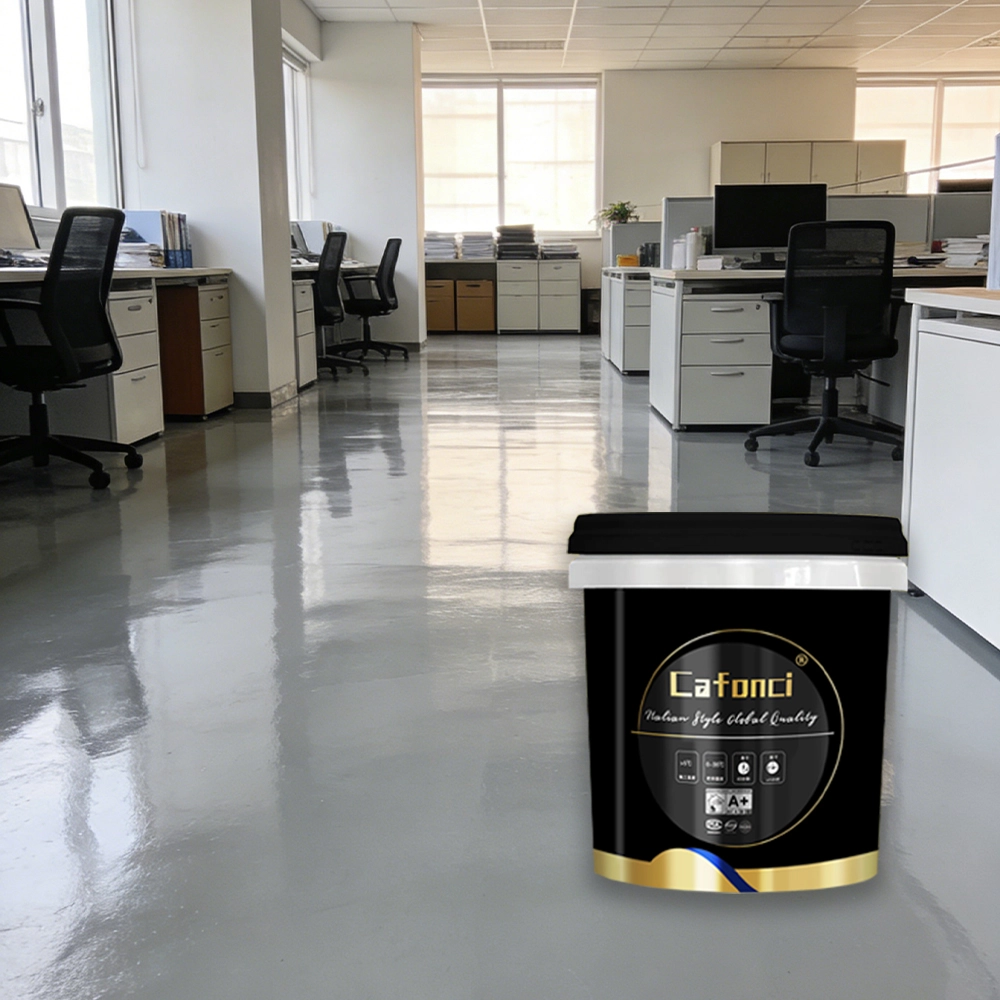 High Gloss Epoxy Floor Coating Epoxy Colored Sand Self-Leveling Floor Paint