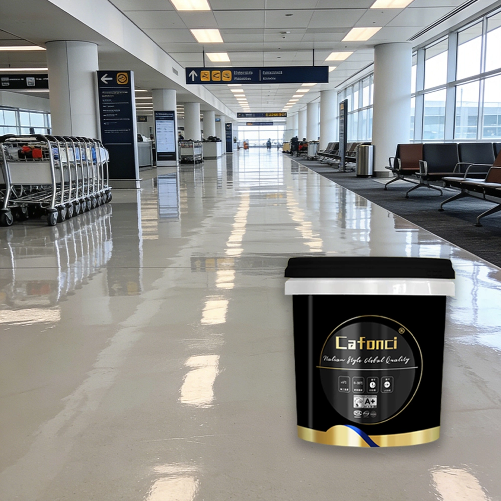 High Quality Epoxy Floor Coating Color Thin Hard Epoxy Resin Mica Flake Flooring Seamless Epoxy Floor Paint