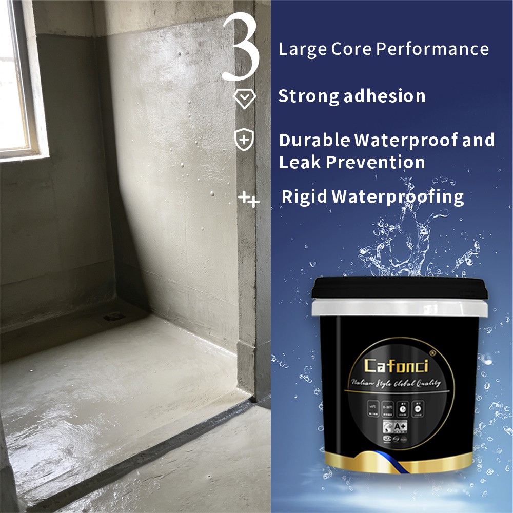 Waterproof Coating Pool Bathroom Kitchen Balcony Js Waterproof Material Fish Pond Interior and Exterior Walls Toilet Waterproofing