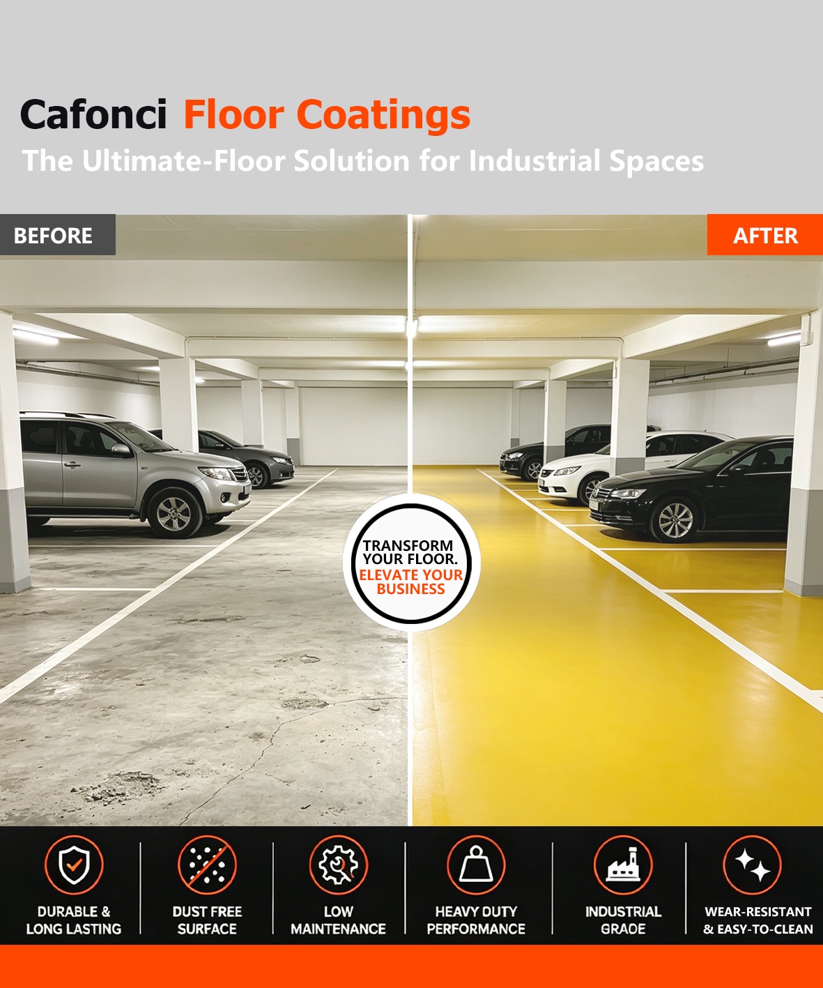 Cafonci Thin-coat Water-based Epoxy Floor Coating(Image5)