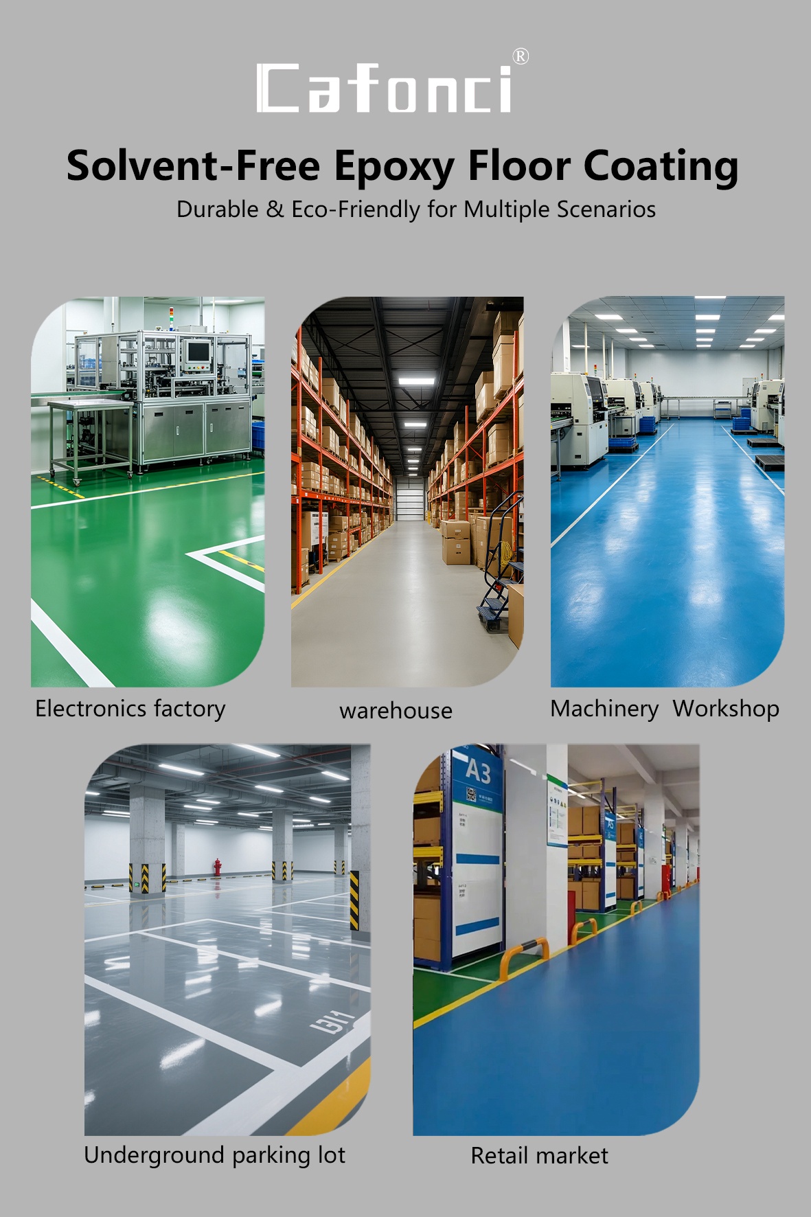 Cafonci Solvent-free Epoxy Floor Coating(Image3)