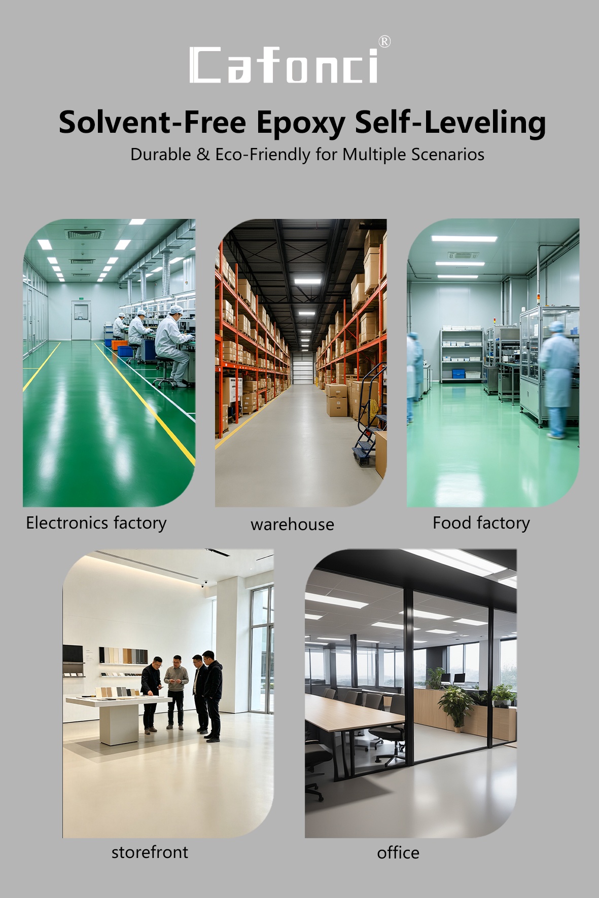 Cafonci Solvent-free Epoxy Self-leveling(Image3)