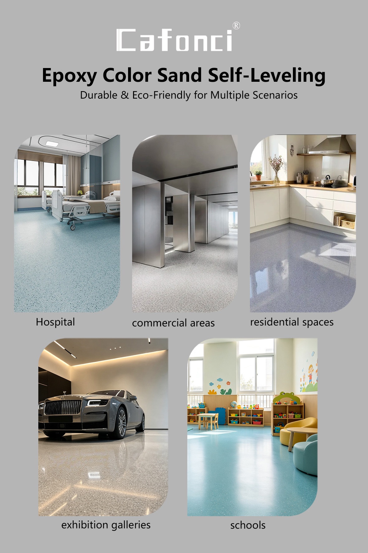 Cafonci Epoxy Color Sand Self-leveling(Image3)