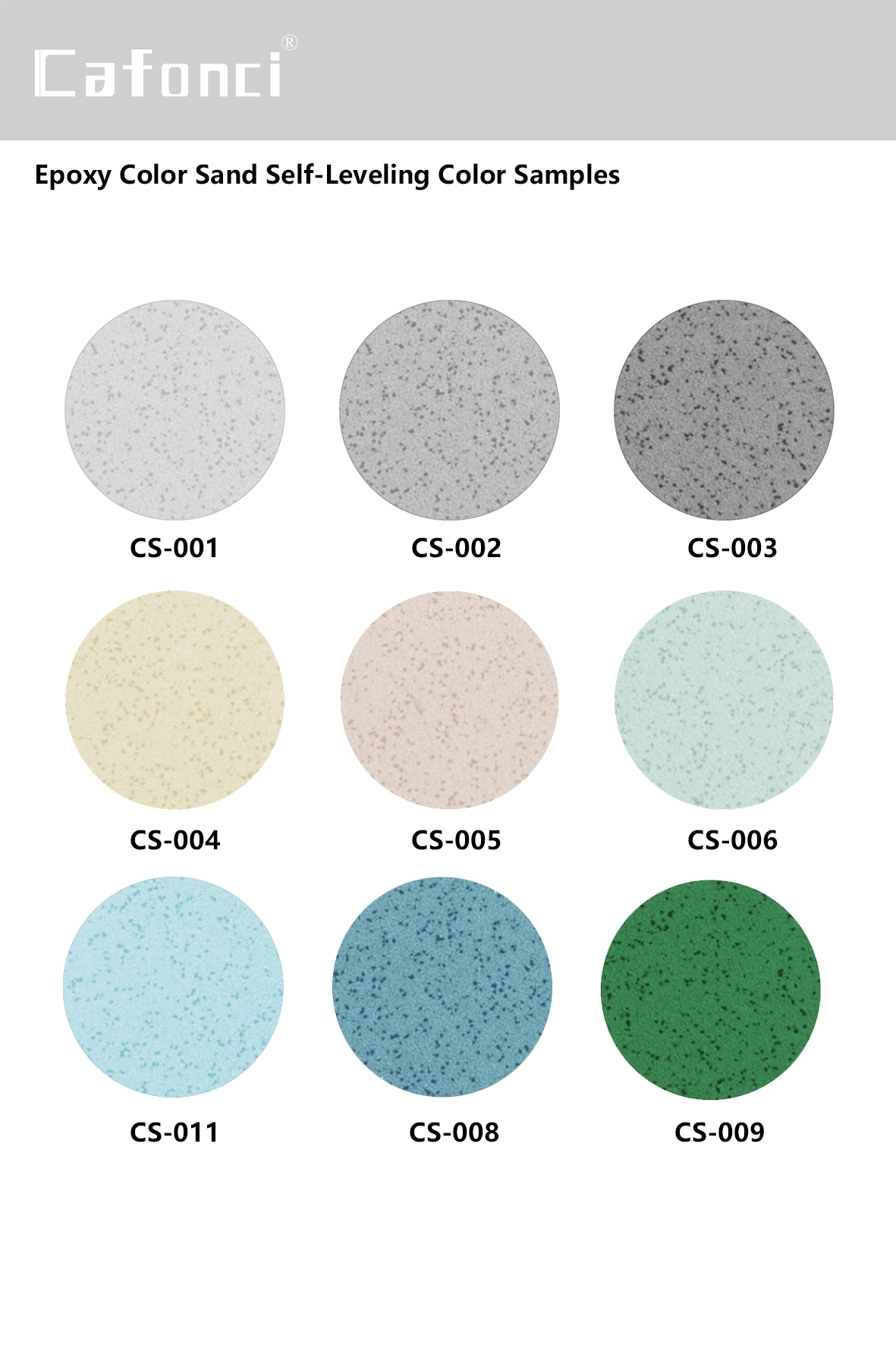 Cafonci Epoxy Color Sand Self-leveling(Image7)