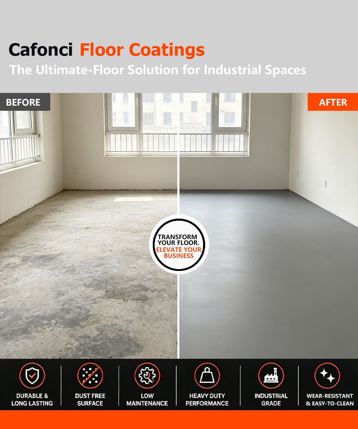 Cafonci Economical Water-Based Epoxy Self-Leveling