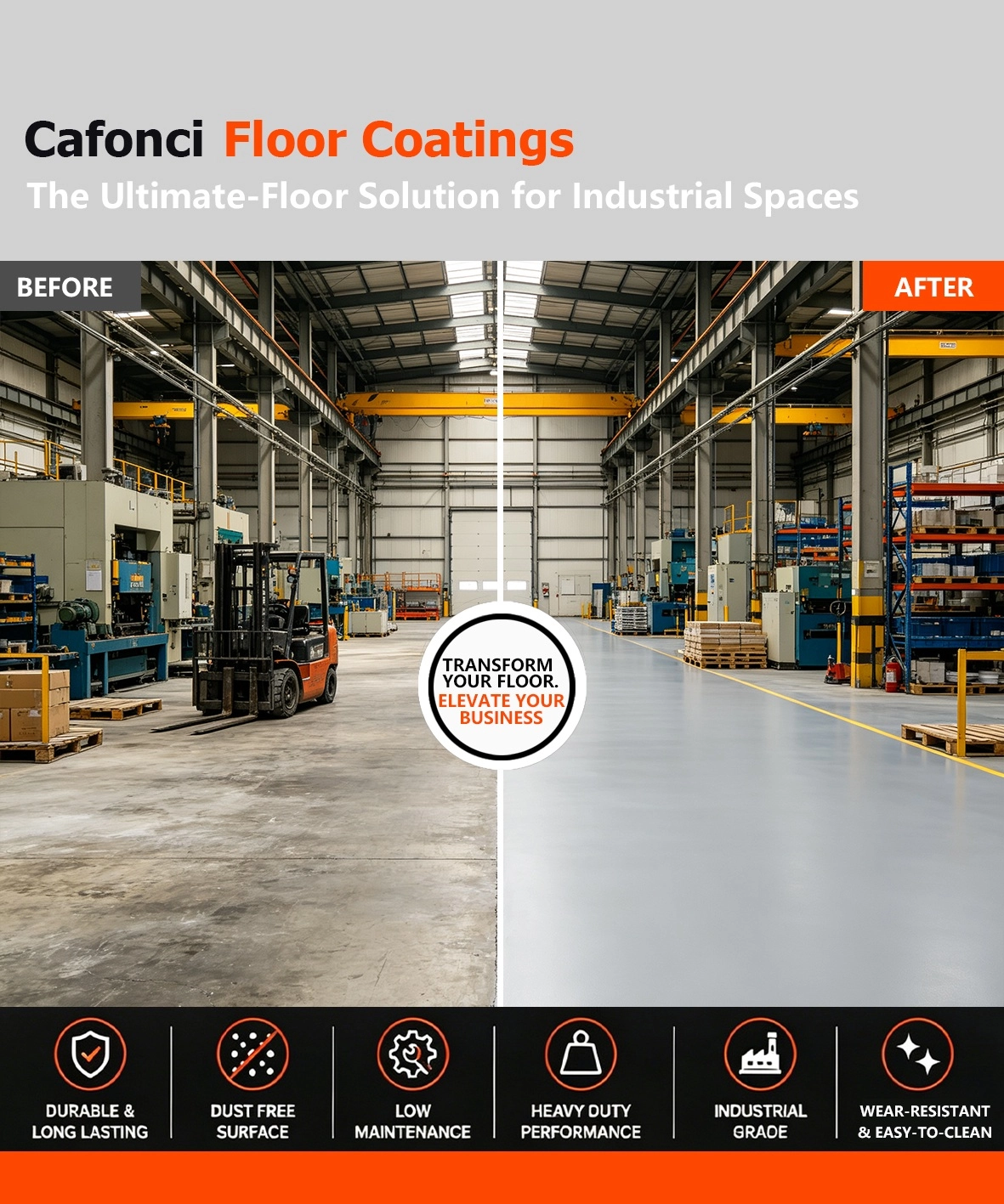 Cafonci Epoxy Floor Coating Economical Solvent-free Thin-coat(Image5)
