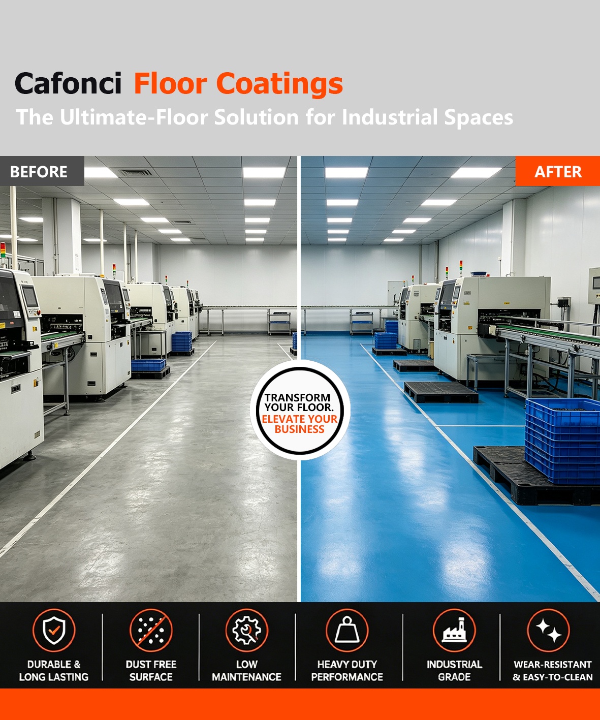 Cafonci Economical Solvent-free Epoxy Self-leveling(Image5)